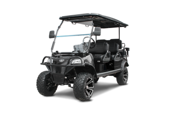 Black Out Evolution Forester 6 Passenger Limo Golf Cart